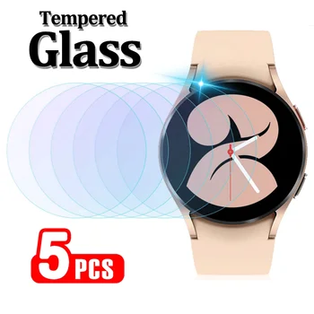 1-5pcs закалено стъкло за Samsung Galaxy Watch 5 4 40 / 44MM екран протектор за Galaxy Watch 3 41 / 42 / 45 / 46mm защитно фолио - Изображение 1  