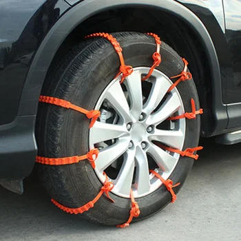 10 бр. Neumaticos Para Autos Вериги за сняг за автомобили Връзки за гуми Zip кабели Пластмасови гуми - Изображение 2  