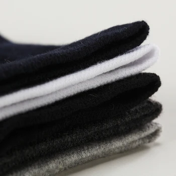 10pairs Висококачествени ежедневни мъжки бизнес чорапи Летни зимни бързо съхнещи черни бели дълги чорапи Размер38-43 - Изображение 2  