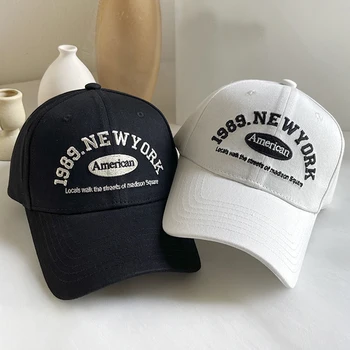 1989 Ню Йорк измити памучна шапка за мъже жени Gorras Snapback Caps бейзболни шапки Слънцезащита Casquette татко шапка на открито капачка - Изображение 2  