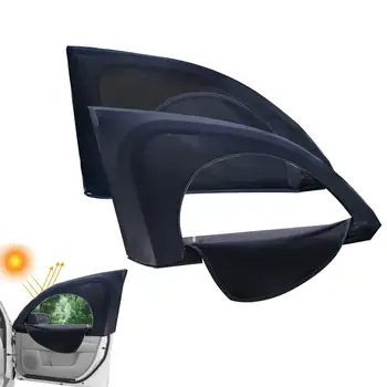 2 бр. Слънце за кола Универсален калъф за прозорци UV лъчи протектор за козирка щит Авто сенници с цип аксесоари за превозни средства - Изображение 1  