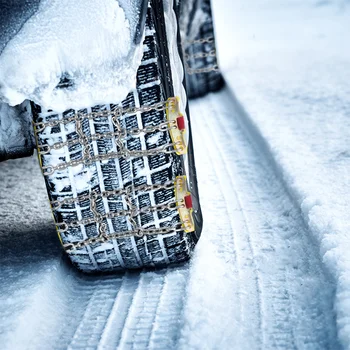 2бр автомобилни гуми вериги за сняг Безопасност на снежния път Противоплъзгащи вериги Верига за безопасност на гумите - Изображение 2  