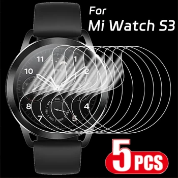 3-1Pcs хидрогелни филми за Xiaomi Watch S3 екран протектор HD мек защитен филм ултра-тънък защитен капак за Mi Watch S3 - Изображение 1  