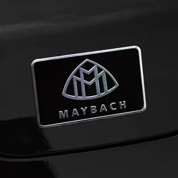 3D метален автомобил задна глава багажник тяло за MAYBACH стикер за Mercedes Benz AFFALTERBACH AMG W221 W177 W222 W212 W205 GLE GLS - Изображение 2  