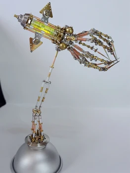 3D пъзел метален фар калмари модел комплект киберпънк механични океан серия дълбоководни животни DIY събрание играчка за деца възрастни - Изображение 1  