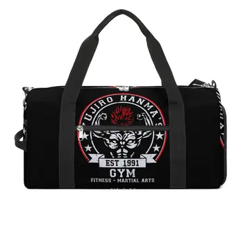 Baki The Grappler Yujiro Hanma Gym Gym Bag Фитнес Бойни изкуства Водоустойчиви спортни чанти Аксесоари Travel Handbag Фитнес чанта - Изображение 1  