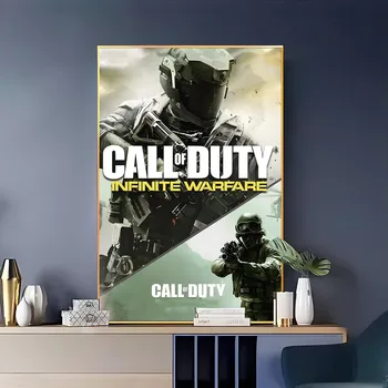 Call of Duty Класически аниме плакат самозалепващ се арт плакат ретро крафт хартия стикер DIY стая бар кафе реколта декоративни - Изображение 2  