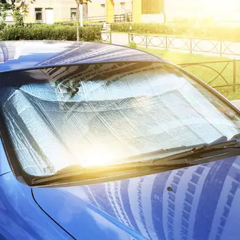 Car Front Sunshade Предно стъкло Сгъваема кола Предно стъкло Сенник Светлоотразителни Car Visor Shield Cover Удобен за инсталиране - Изображение 2  