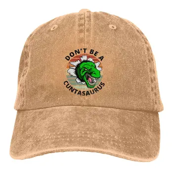 Dont Be A Cuntasaurus Бейзболна шапка Мъжки шапки Дамски визьор защита Snapback Caps - Изображение 1  