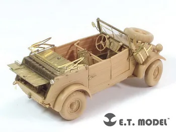 ET Модел E35-129 Втората световна война Немски Kübelwagen Type 82 Фотогравирана част за комплект TAMIYA (Без кола) - Изображение 2  