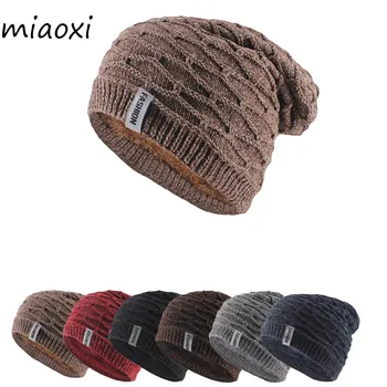 Fashion Winter Unisex Warm Knit Snow Beanies Skullies Casual Outdoor Brand Comfortable Men Women Hats Soft Sport Hip Hop Bonnet - Изображение 1  