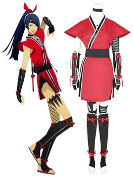Game Persona 5 Танцуваща звездна нощ Юсуке Китагава Куноичи Косплей костюм Юсуке Китагава Хелоуин парти облекло - Изображение 1  