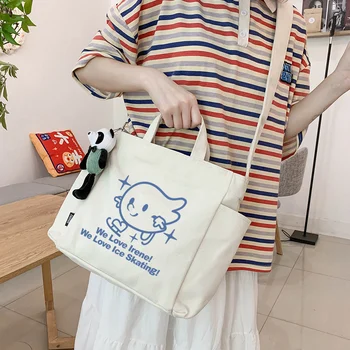 Hanyu Yuzuru Японски All-мач сладък пратеник Crossbody платно чанта Cosplay студент чанта рамо чанта жени мъже подарък за рожден ден - Изображение 1  