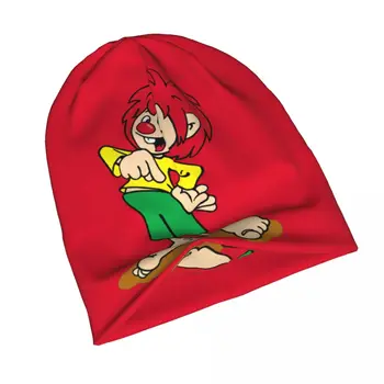 Hat Pumuckl е невидим гоблин за всеки с червена коса тънки капачки Pumuckl Skullies Beanies Ски шапки Памучни шапки - Изображение 2  