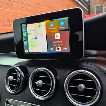 iCarPlay Последни Apple Map GPS CarPlay Android Auto видео интерфейс за Mercedes клас A B C CLA CLS E G GL GLA GLC GLE GLS GT - Изображение 2  