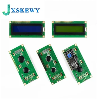 LCD1602 1602 LCD модул син / жълт зелен екран 16x2 символен LCD дисплей PCF8574T PCF8574 IIC I2C интерфейс 5V за arduino - Изображение 1  