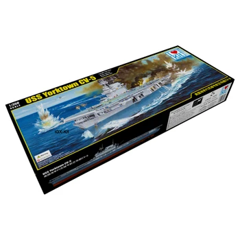 Merit 65301 1:350 Мащаб USS Yorktown CV5 CV-5 самолетоносач пластмасови играчки занаяти събрание модел сграда комплект - Изображение 1  