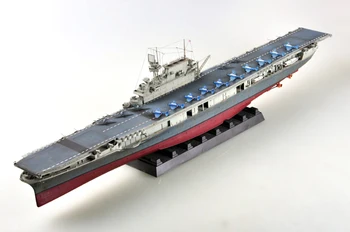 Merit 65301 1:350 Мащаб USS Yorktown CV5 CV-5 самолетоносач пластмасови играчки занаяти събрание модел сграда комплект - Изображение 2  