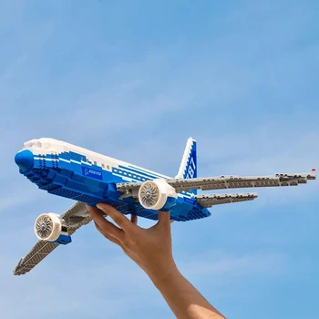 Moc мухъл 80009 авиация серия Dreamliner 787 равнина модел строителни блокове 1353pcs тухли детски играчки рожден ден подаръци комплекти - Изображение 1  