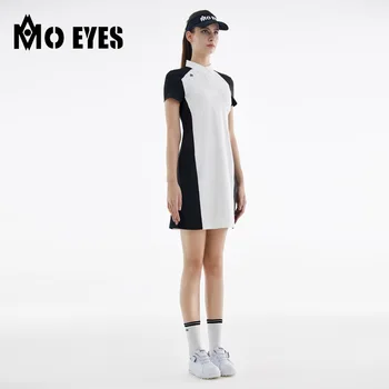 PGM MO EYES Голф облекло Спортна дамска рокля Дамска пола, съчетана с шорти за безопасност Тенис облекло Лазерно дишащо M23QZ001 - Изображение 2  