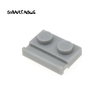 Smartable Plate Special 1x2 с Groove строителни блокове тухла MOC части играчки за деца съвместими големи марки 32028 100pcs / партида - Изображение 2  