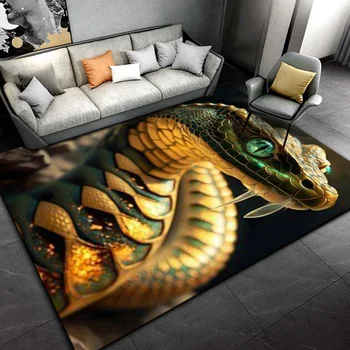 snake yoga mat custom carpet Non-slip Rug Play Crawl Подови килими Килими за дома хол килими за спалня colchonetas para jugar - Изображение 2  