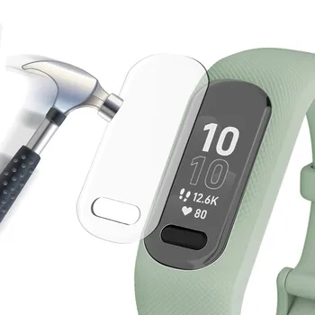 Soft TPU защитно фолио за Gamin Vivosmart 5 Smartwatch екран протектор аксесоари анти-пръстови отпечатъци надраскване доказателство пълен капак - Изображение 1  
