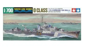 Tamiya 31904 1/700 Мащабен модел комплект Втората световна война Британски кралски флот O клас разрушител - Изображение 1  