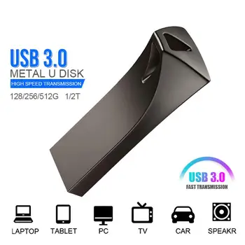 Usb 2TB penDrives Високоскоростен метален диск за писалка 1TB 512GB 256GB преносим USB флаш устройство водоустойчив Memoria USB флаш диск - Изображение 1  