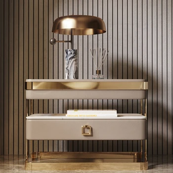 YY Smart Bedside Table Advanced Multi-Functional Light Luxury Italian Minimalist Bedside Cabinet - Изображение 2  