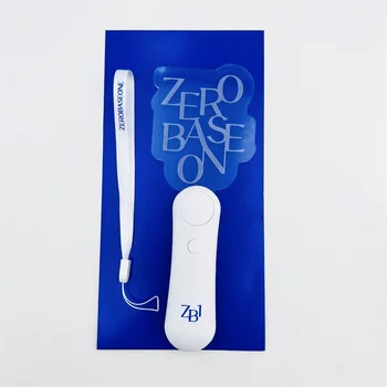 ZEROBASEONE Световно турне 2023 Поддръжка на светлинна пръчка ZhangHao Kimjiwoong Бутон за батерията Светкавица ръчна лампа Рики Sunghanbin концерт подарък - Изображение 2  