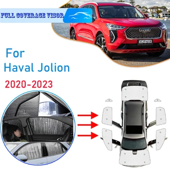 Автоматично пълно покритие Сенници за Haval Jolion 2020 2021 2022 2023 Аксесоар Сенник Анти-UV автомобилни предни стъкла Козирка за странични стъкла - Изображение 1  