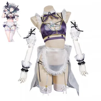 Аниме Azur Lane Cheshire Cosplay костюми Жени Секси боди чорапи костюм зайче момиче прислужница котка униформа бански Хелоуин костюм - Изображение 1  