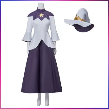 Аниме Къщата на бухала Luz Noceda Amity Blight Azura Cosplay костюм магьосник битка рокля шапка пижама униформа костюм - Изображение 2  