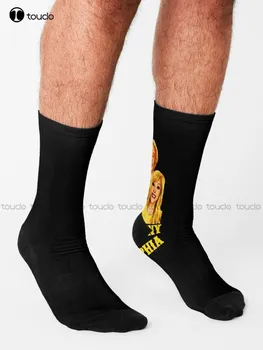 Винаги слънчево във Филиделфия Philiedelphia чорапи чорап за жени персонализирани потребителски 360 ° цифров печат подарък Harajuku колоритен - Изображение 2  