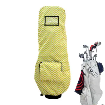 водоустойчива голф раница голф клуб покритие дъждобран авиокомпания чанта проверени чанта голф клуб капак с джоб преносим голф чанта - Изображение 1  
