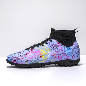 Горещи продажба на футболни обувки Мъжки маратонки Футболни ботуши за мъже Професионално оригинално общество Футболна обувка Детски клинове Футзал - Изображение 2  