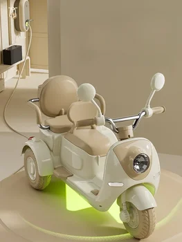 Електрически мотор триколка може да седи и да зарежда двойна дистанционно управление играчка кола - Изображение 2  