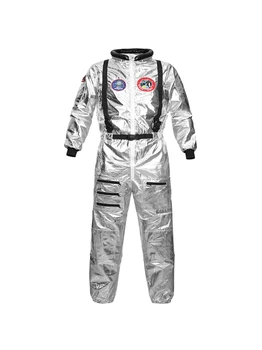 Игра за възрастни Cosplay космически костюм цип полет астронавт костюм жени Хелоуин костюми за мъже гащеризон астронавт костюм - Изображение 1  