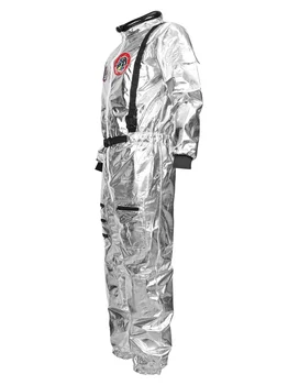 Игра за възрастни Cosplay космически костюм цип полет астронавт костюм жени Хелоуин костюми за мъже гащеризон астронавт костюм - Изображение 2  