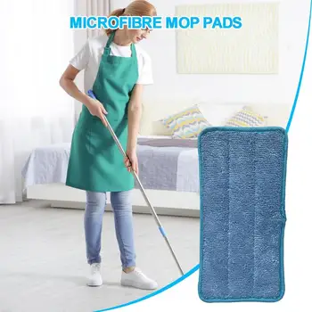 Микрофибърна подмяна на моп подложки за многократна употреба Мокро сухо почистване на подове моп Главата вкъщи баня кухня аксесоари за почистване на пода - Изображение 2  