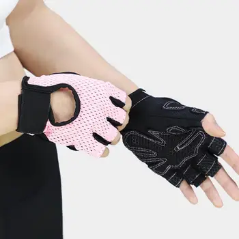 Мотоциклетни ръкавици 1 чифт практически регулируеми многоцветни допълнителни упражнения фитнес тренировъчни ръкавици за открито - Изображение 1  