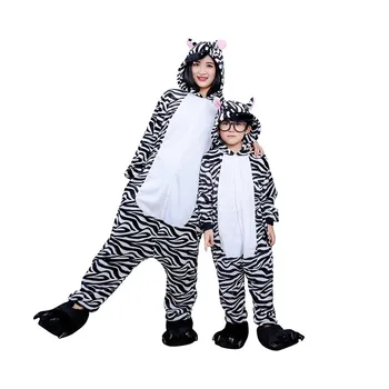 Нов детски костюм зебра Хелоуин животински костюм парти детска градина дейности родител-дете приказка костюм - Изображение 2  