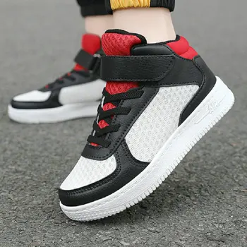 Нови детски баскетболни обувки Марка детски спортни обувки Водоустойчиви обувки за бягане Модни ежедневни спортни обувки за тенис за момчета - Изображение 2  