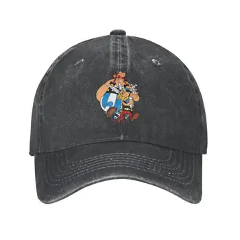 Персонализирана памучна астерикс бейзболна шапка жени мъже дишаща приключение манга татко шапка улично облекло - Изображение 1  