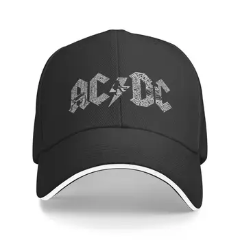 Персонализирани AC DC албуми Рокрол бейзболна шапка На открито Жени Мъжки Регулируема хеви метъл група Музика Татко Шапка Есен - Изображение 1  