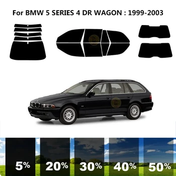 Предварително изрязана нанокерамика кола UV стъкло Tint Kit Автомобилно фолио за прозорци за BMW 5 SERIES E39 4 DR WAGON 1999-2003 - Изображение 1  