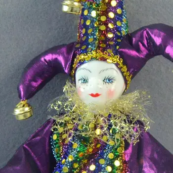 Ръчно изработени порцеланови кукли клоун дисплей реколта клоун плюшени играчки за изкуства занаяти рожден ден подарък колекция сувенири - Изображение 1  