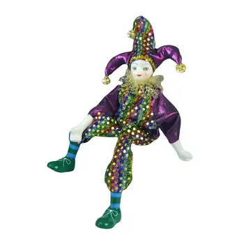 Ръчно изработени порцеланови кукли клоун дисплей реколта клоун плюшени играчки за изкуства занаяти рожден ден подарък колекция сувенири - Изображение 2  