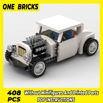 технически Moc тухли класически автомобил модел реколта суперкола модулни строителни блокове подаръци играчки за деца DIY комплекти сглобяване - Изображение 1  